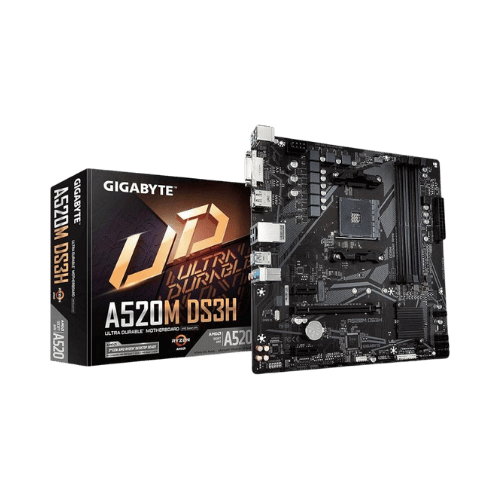 Gigabyte A520M DS3H AM4 mATX Motherboard Gigabyte A520M DS3H AM4 mATX Motherboard